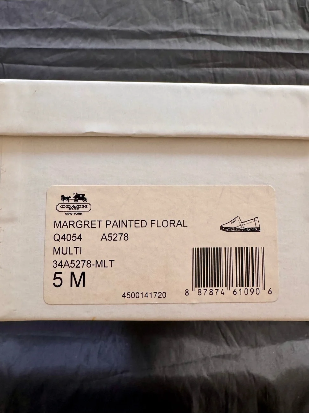 COACH Floral Canvas Espadrilles in Pink Multi